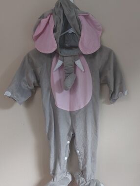 Giddily Elephant costume Gray & Pink Halloween Costume